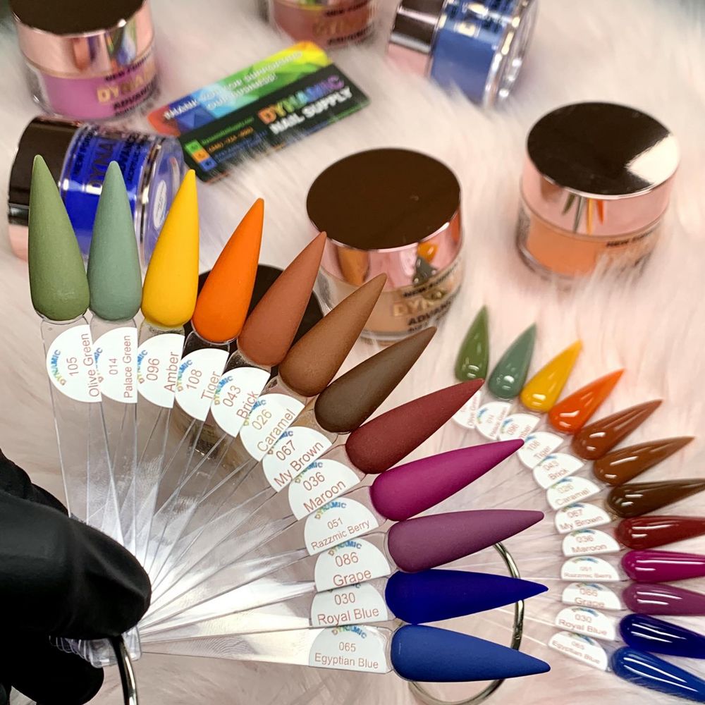 fall acrylic powder jars set - 2
