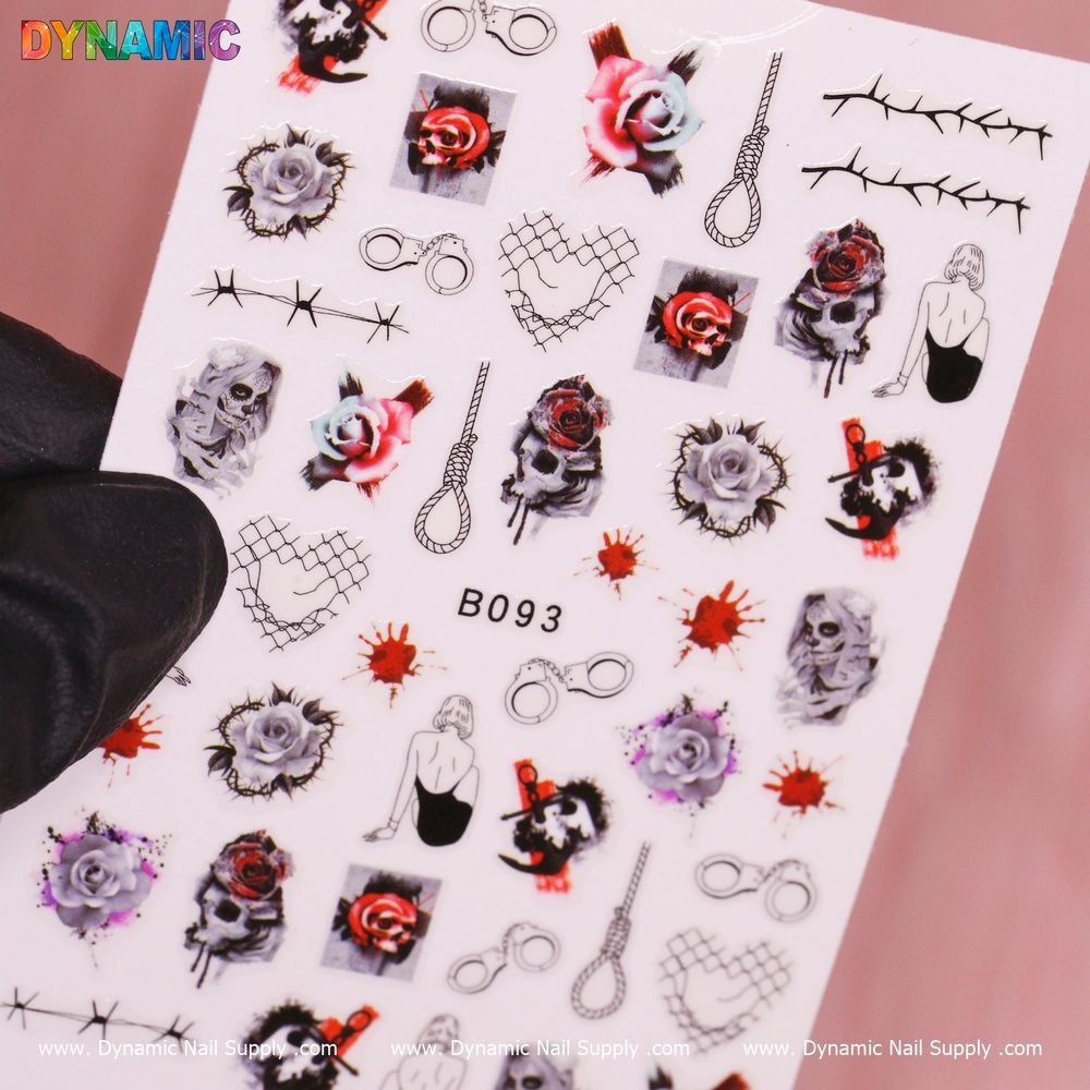 Halloween nail sticker sheet - 2