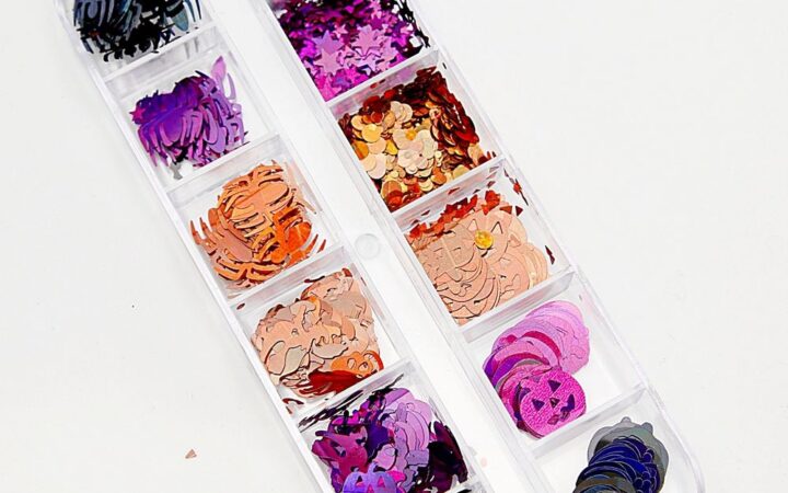 Halloween Nail Sequins Mix for Trendy Fall Manicures