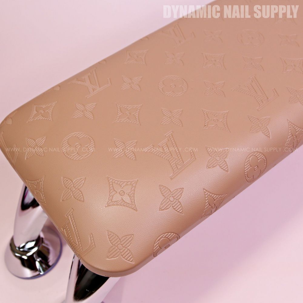 Brown LV leather nail armrest - 4
