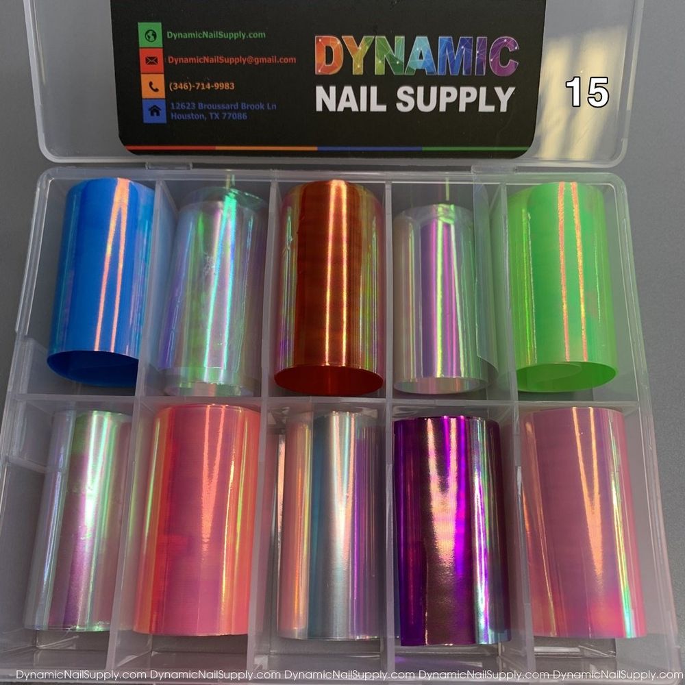 Nail Art Foils Pack — 15 Design Foils Review Guide