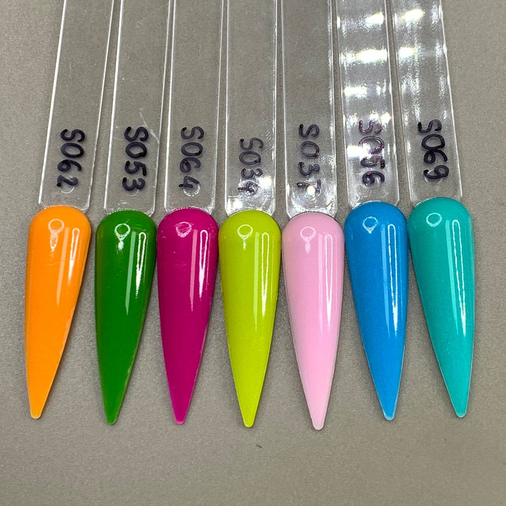 Summer Acrylic Dipping Powder – 7 Fresh Shades