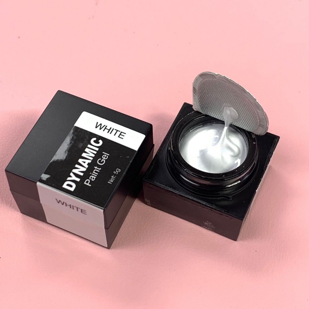 5g thick white painting gel jar - 2